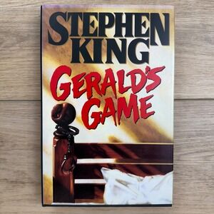Stephen King Gerald's Game True First Edition Horror Novel No Number Line‎ Rare